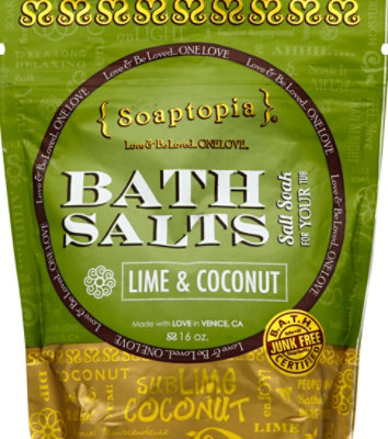 Soaptopia Salt Soak Limecoco - 16 Oz - Image 2