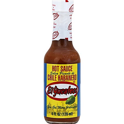 El Yucateco Sauce Hot Red Chile Habanero Bottle - 4 Fl. Oz. - Image 2