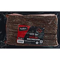Signature SELECT Bacon Thick Cut Peppered Hickory Smoked - 48 Oz - Image 2