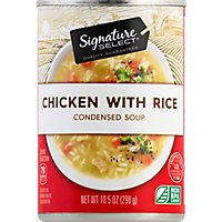 Signature SELECT Soup Condensed Chicken with Rice - 10.5 Oz - Image 2