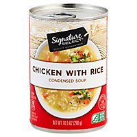 Signature SELECT Soup Condensed Chicken with Rice - 10.5 Oz - Image 1