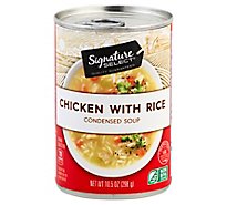 Signature SELECT Soup Condensed Chicken with Rice - 10.5 Oz
