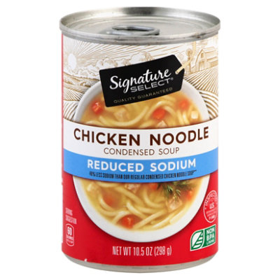 Signature SELECT Chicken Noodle 98% Fat Free Condensed Soup - 10.5 Oz