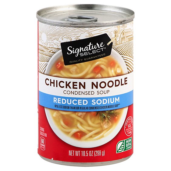 Signature SELECT Soup Condensed Chicken Noodle 98% Fat Free - 10.5 Oz