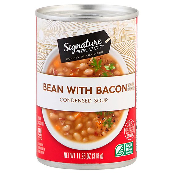 Signature SELECT Soup Condensed Bean with Bacon - 11.25 Oz