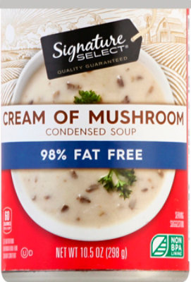 Signature SELECT 98% Fat Free Cream of Mushroom Condensed Soup - 10.5 Oz - Image 2