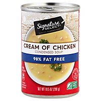 Signature SELECT Soup Condensed 98% Fat Free Cream Of Chicken - 10.5 Oz - Image 1