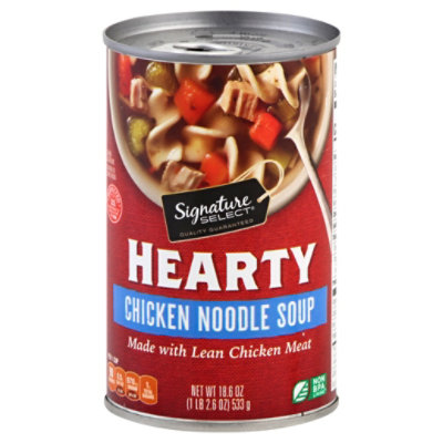 Signature SELECT Soup Hearty Chicken Noodle - 18.6 Oz