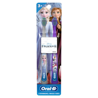 Oral-B Kids Toothbrush Kids 3+ Disney Frozen Soft Bristles - 2 Count - Image 8