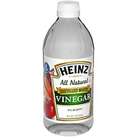 Heinz All Natural Distilled White Vinegar with 5% Acidity Bottle - 16 Fl. Oz. - Image 1