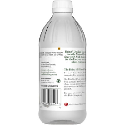 Heinz All Natural Distilled White Vinegar with 5% Acidity Bottle - 16 Fl. Oz. - Image 2