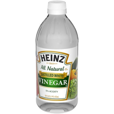 Heinz All Natural Distilled White Vinegar with 5% Acidity Bottle - 16 Fl. Oz. - Image 6