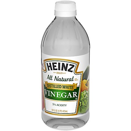 Heinz All Natural Distilled White Vinegar with 5% Acidity Bottle - 16 Fl. Oz. - Image 2