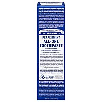 Dr. Bronners Toothpaste All One Peppermint - 5 Oz - Image 3