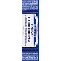 Dr. Bronners Toothpaste All One Peppermint - 5 Oz - Image 5