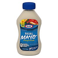 Kraft Real Mayo Creamy & Smooth Mayonnaise Bottle - 12 Fl. Oz. - Image 5