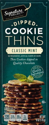 Signature SELECT Cookie Thins Dipped Classic Mint - 6 Oz - Image 2