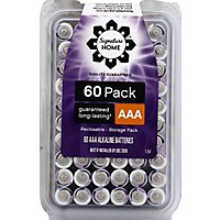 Signature SELECT Batteries Alkaline AAA Family Pack - 60 Count - Image 2