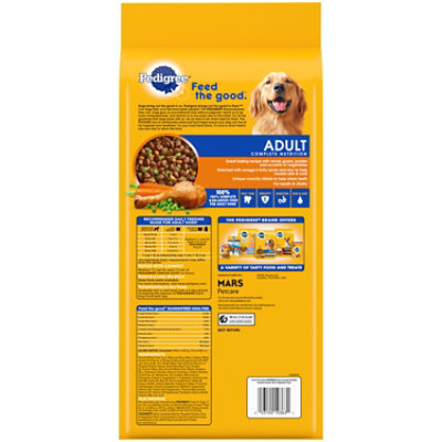 Pedigree Complete Nutrition Roasted Chicken Rice & Vegetable Adult Dry Dog Food Bag - 3.5 Lbs - Image 2