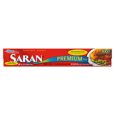 Saran Premium Wrap Plastic Film 100 Square Feet - 1 Count