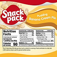 Snack Pack Pudding Banana Cream Pie - 4-3.25 Oz - Image 4
