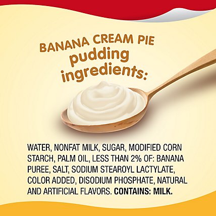 Snack Pack Pudding Banana Cream Pie - 4-3.25 Oz - Image 5