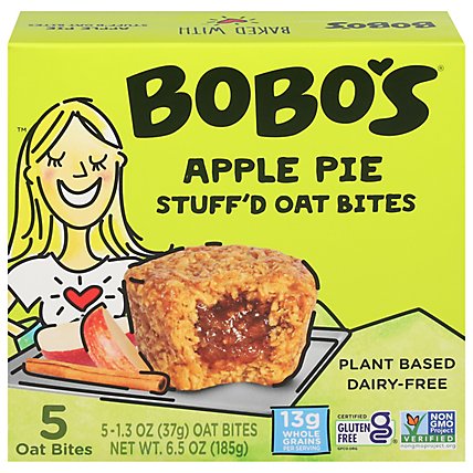 Bobos Bites Apple Pie - 5-1.3 Oz