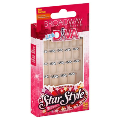 Broadway Nails Little Diva Sticker Hollywood - Each