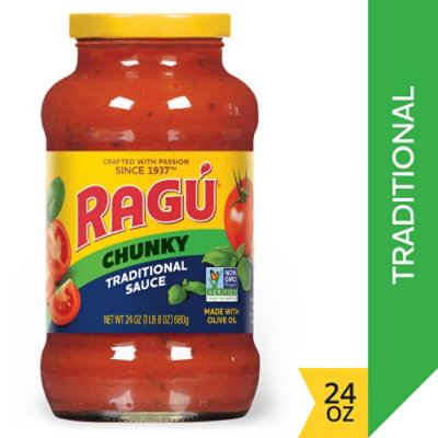 Ragu Chunky Traditional Pasta Sauce - 24 Oz - Image 1