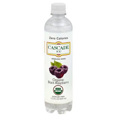 Cascade Ice Sparkling Water Organic Black Raspberry 17.2 Fl. Oz