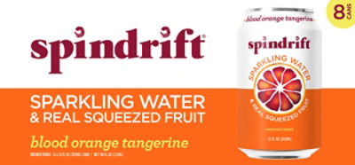 Spindrift Blood Orange Tangerine Sparkling Water - 8-12 Fl. Oz. - Image 2