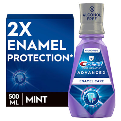 Crest Pro Health Advanced Enamel Care Alcohol Free Anticavity Fluoride Mouthwash - 16.9 Fl. Oz. - Image 1