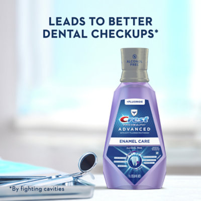 Crest Pro Health Advanced Enamel Care Alcohol Free Anticavity Fluoride Mouthwash - 16.9 Fl. Oz. - Image 5