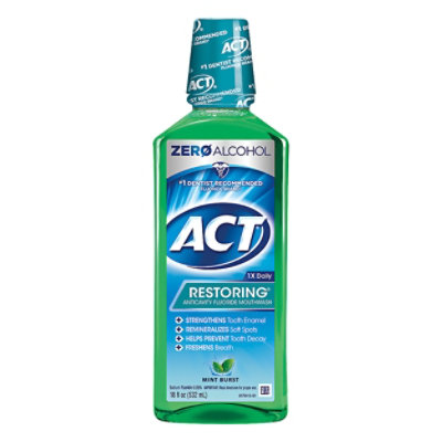 ACT Mouthwash Anticavity Fluoride Mint Burst - 18 Z - Image 1