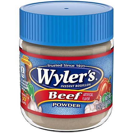 Wylers Bouillon Instant Beef Flavor Powder - 3.75 Oz - Image 1