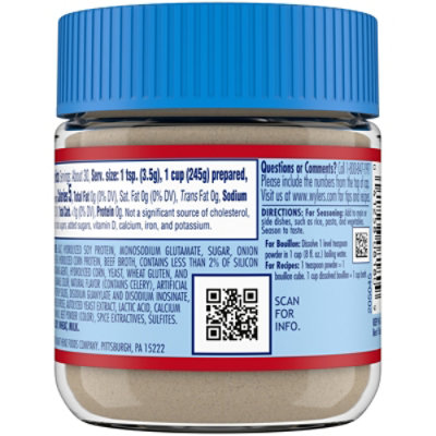 Wylers Bouillon Instant Beef Flavor Powder - 3.75 Oz