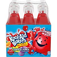 Kool-Aid Bursts Tropical Punch Artificially Flavored Soft Drink Bottles - 6-6.75 Fl. Oz. - Image 5