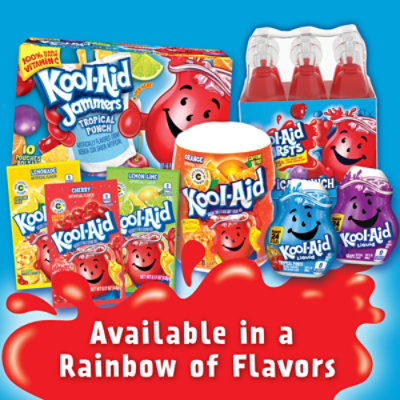 Kool-Aid Bursts Tropical Punch Artificially Flavored Soft Drink - 6  - 6.75 Fl. Oz. - Image 6