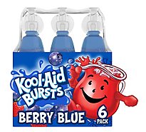 Kool-Aid Bursts Soft Drink Berry Blue - 6-6.75 Fl. Oz.