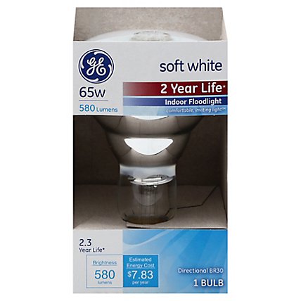 GE Light Bulbs Indoor Floodlight Soft White 65 Watts - Each - Image 3