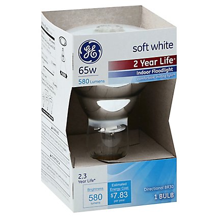 GE Light Bulbs Indoor Floodlight Soft White 65 Watts - Each - Image 1