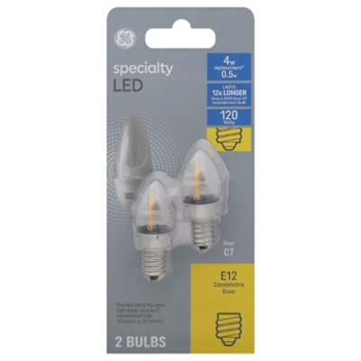 GE Light Bulbs LED Night Light 0.5 Watts - 2 Count