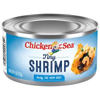 Chicken of the Sea Shrimp Tiny - 4 Oz - Image 1