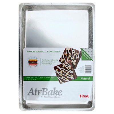 T-fal T482BGA2 15.5 x 10.5 in. Airbake Natural Jelly Roll Pan