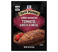 McCormick Grill Mates Tomato - Garlic & Basil Marinade Mix - 0.87 Oz