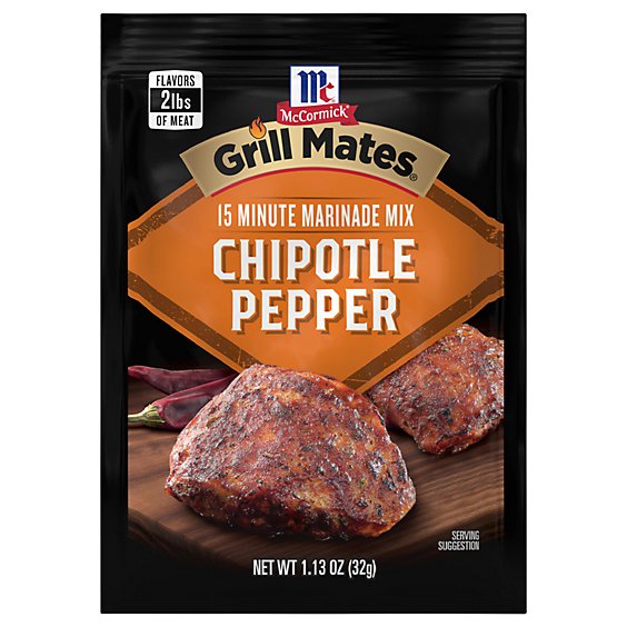 McCormick Grill Mates Chipotle Pepper Marinade Seasoning Mix - 1.13 Oz