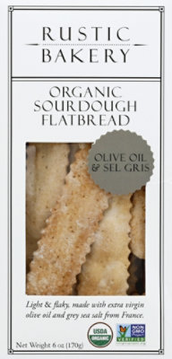 Rustic Bakery Olive Oil Sel Gris Flatbread - 6 Oz - Image 1