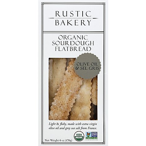 Rustic Bakery Olive Oil Sel Gris Flatbread - 6 Oz