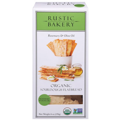 Rustic Bakery Rosemary Olive Oil Flatbread - 6 Oz - Image 1