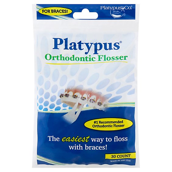 Platypus Orthopedic Flosser - 30 Count